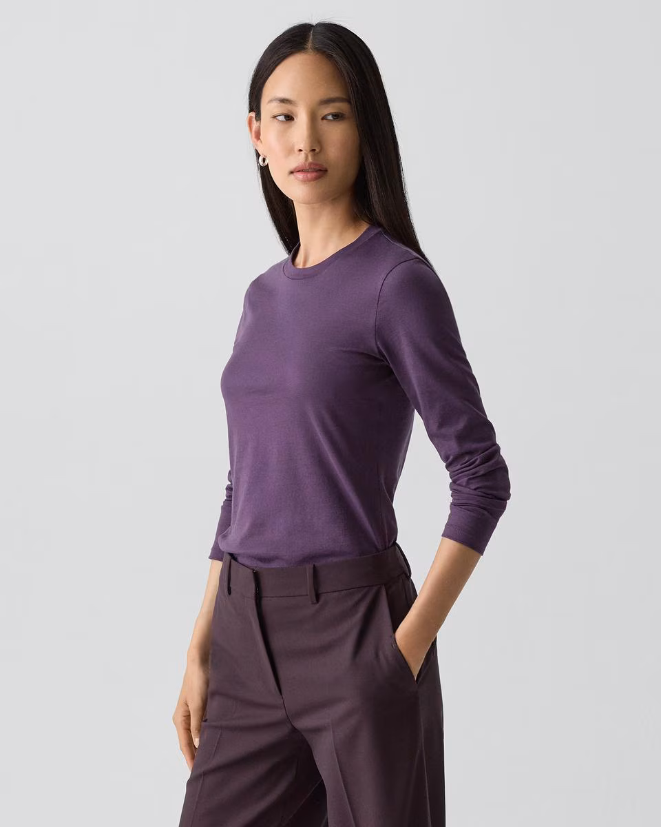 Tiny Long-Sleeve Tee in Organic Cotton