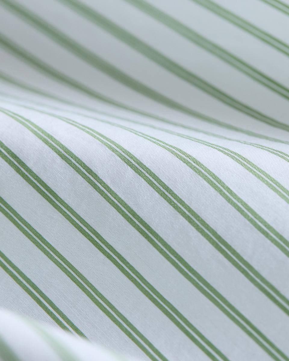 Tuxedo Shirt in Striped Cotton-Blend