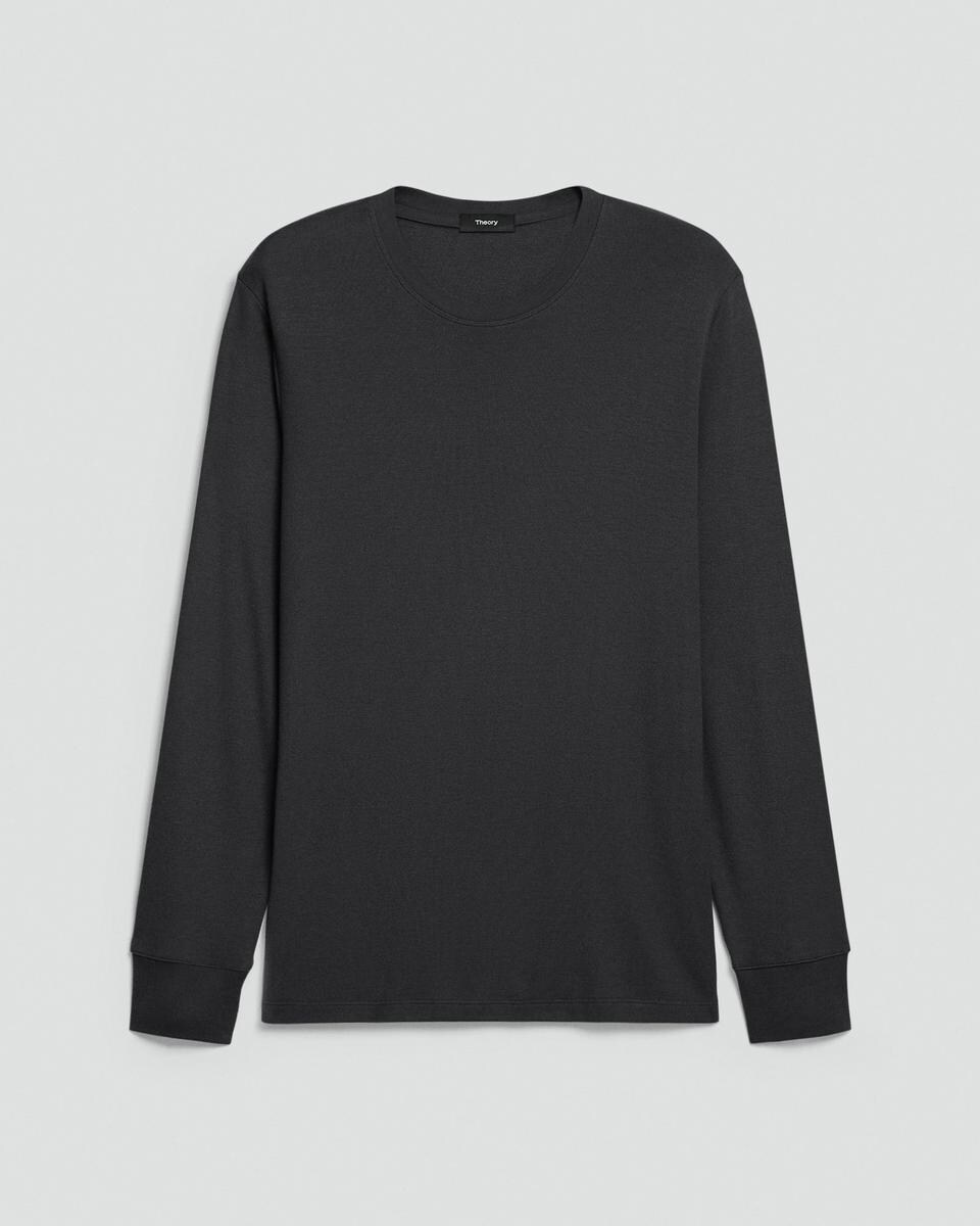 Essential Long-Sleeve Tee in Anemone Modal Jersey