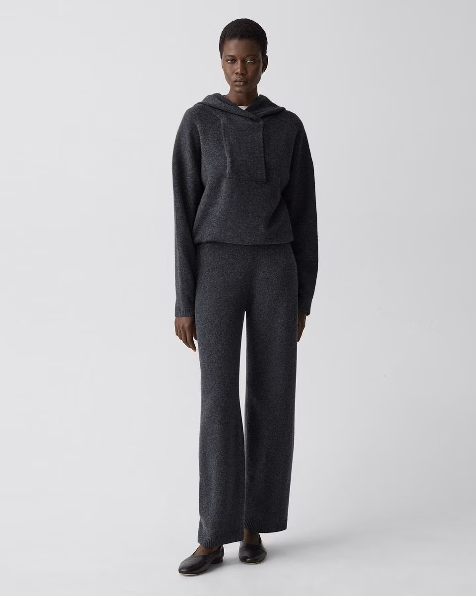 Pull-On Pant in Felted Wool Cashmere
