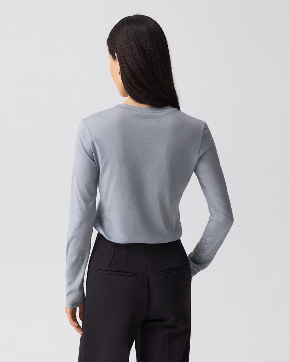 Tiny Long-Sleeve Tee in Organic Cotton