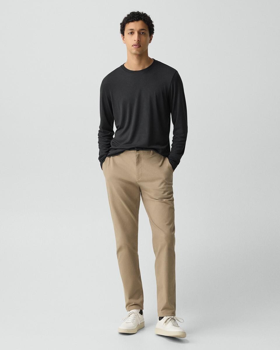 Essential Long-Sleeve Tee in Anemone Modal Jersey