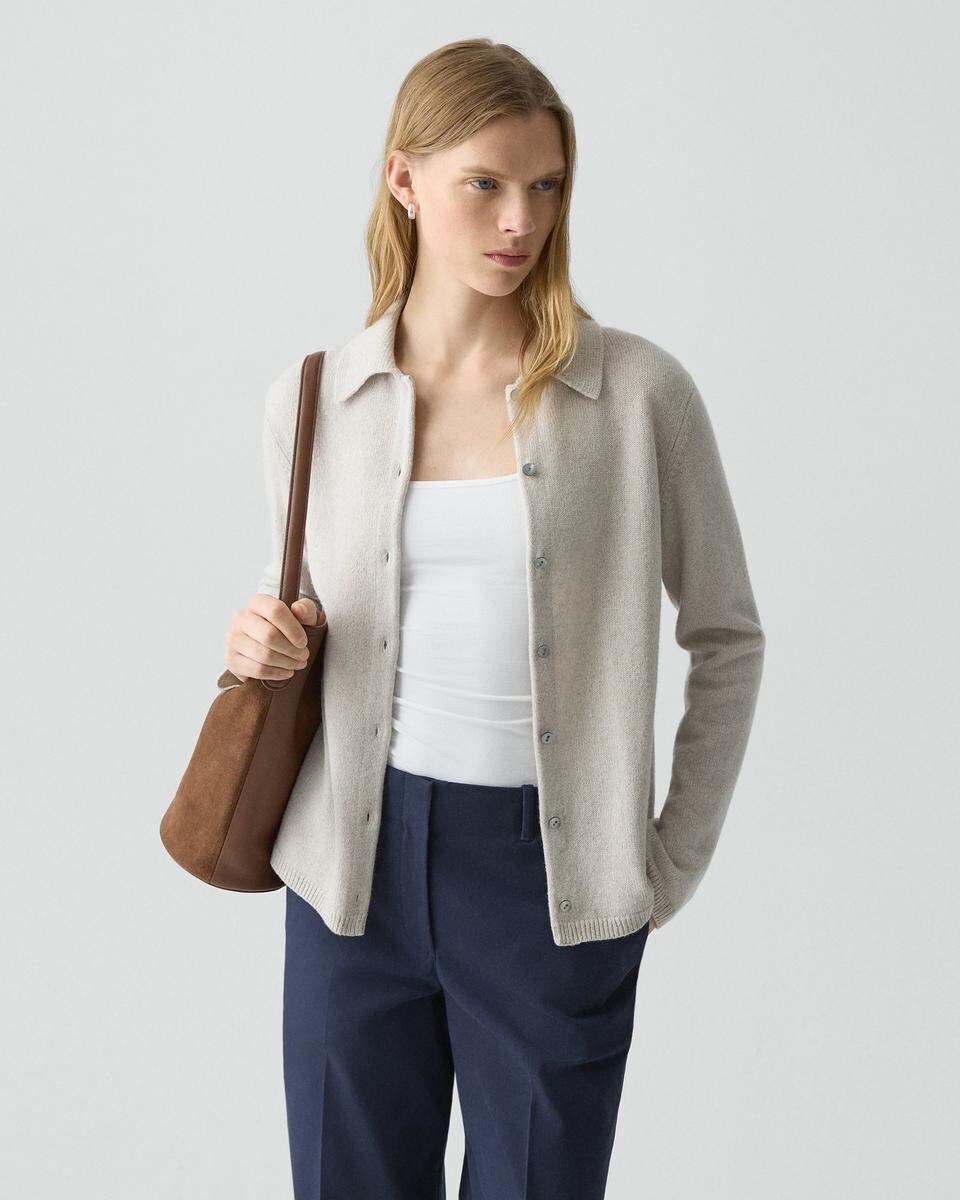 Relaxed Shirt in Recycled Cashmere