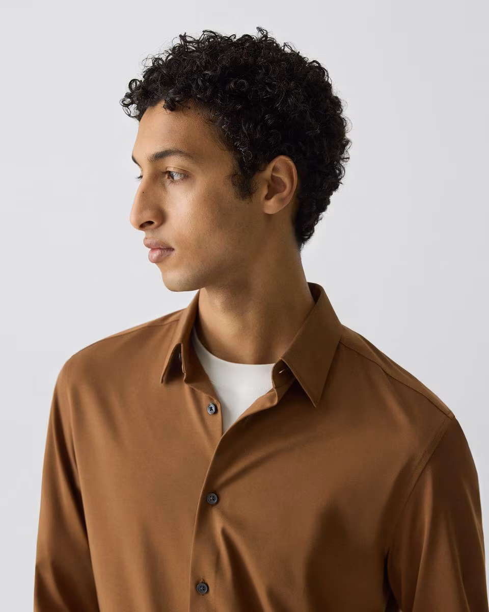 Sylvain Shirt in Structure Knit