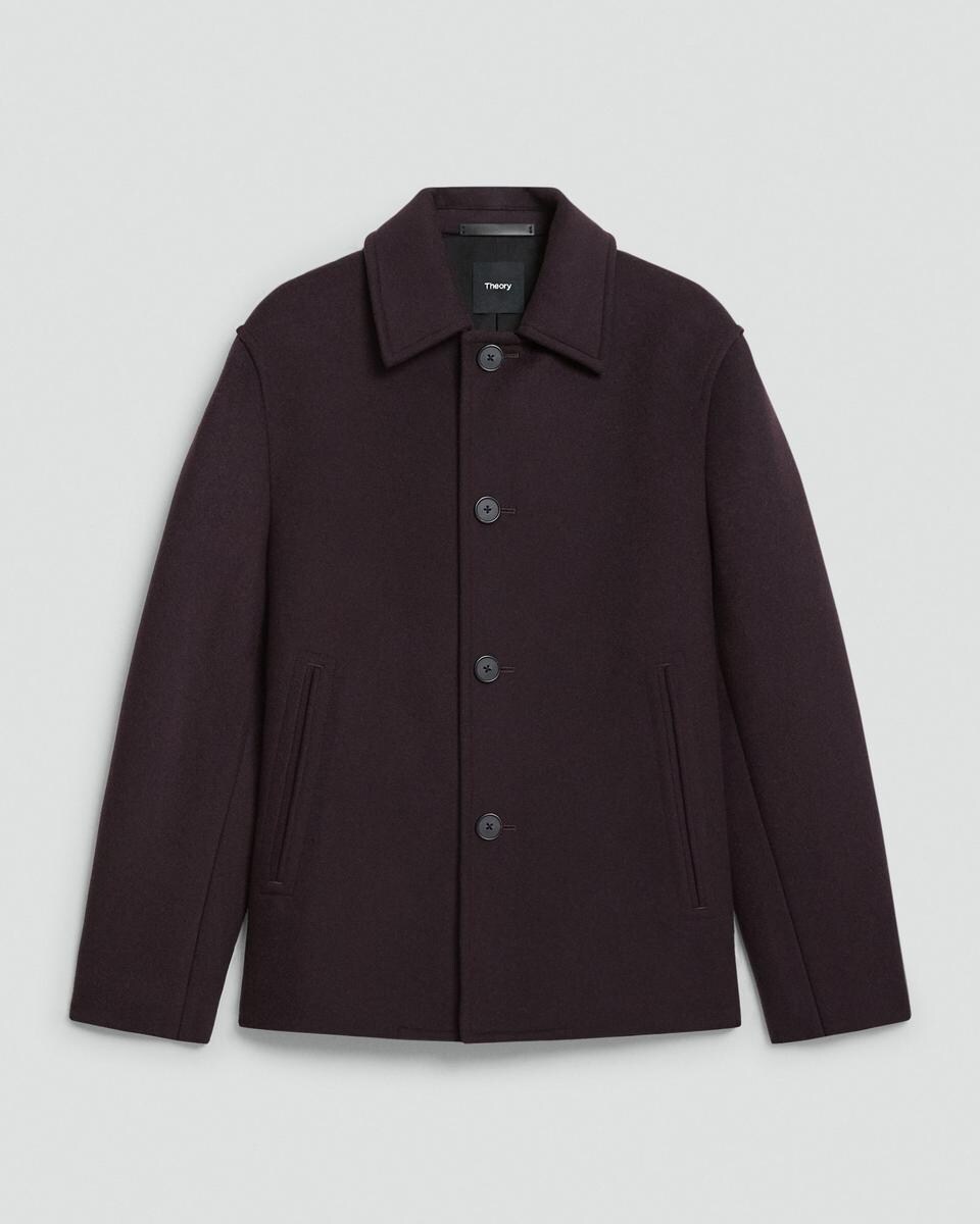 Peacoat in Plush Melton