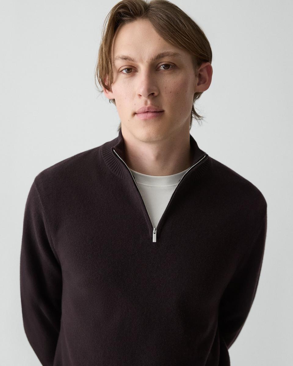 Hilles Quarter-Zip Sweater in Cashmere