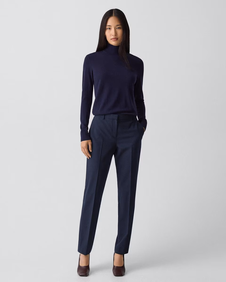 Treeca Full Length Pant in Good Wool