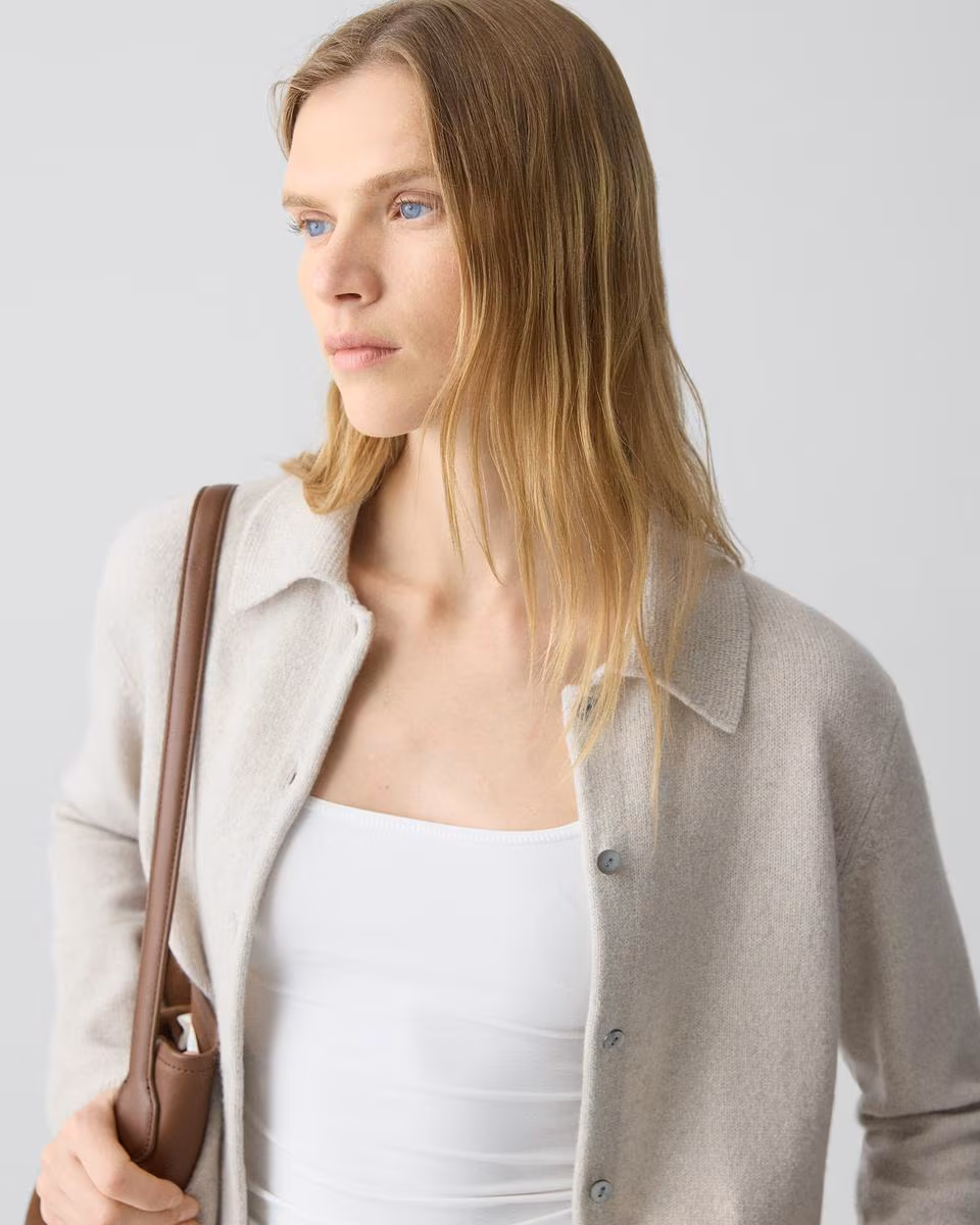 Relaxed Shirt in Recycled Cashmere