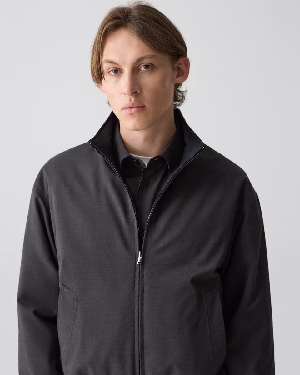 Reversible Jacket in Motion Wool