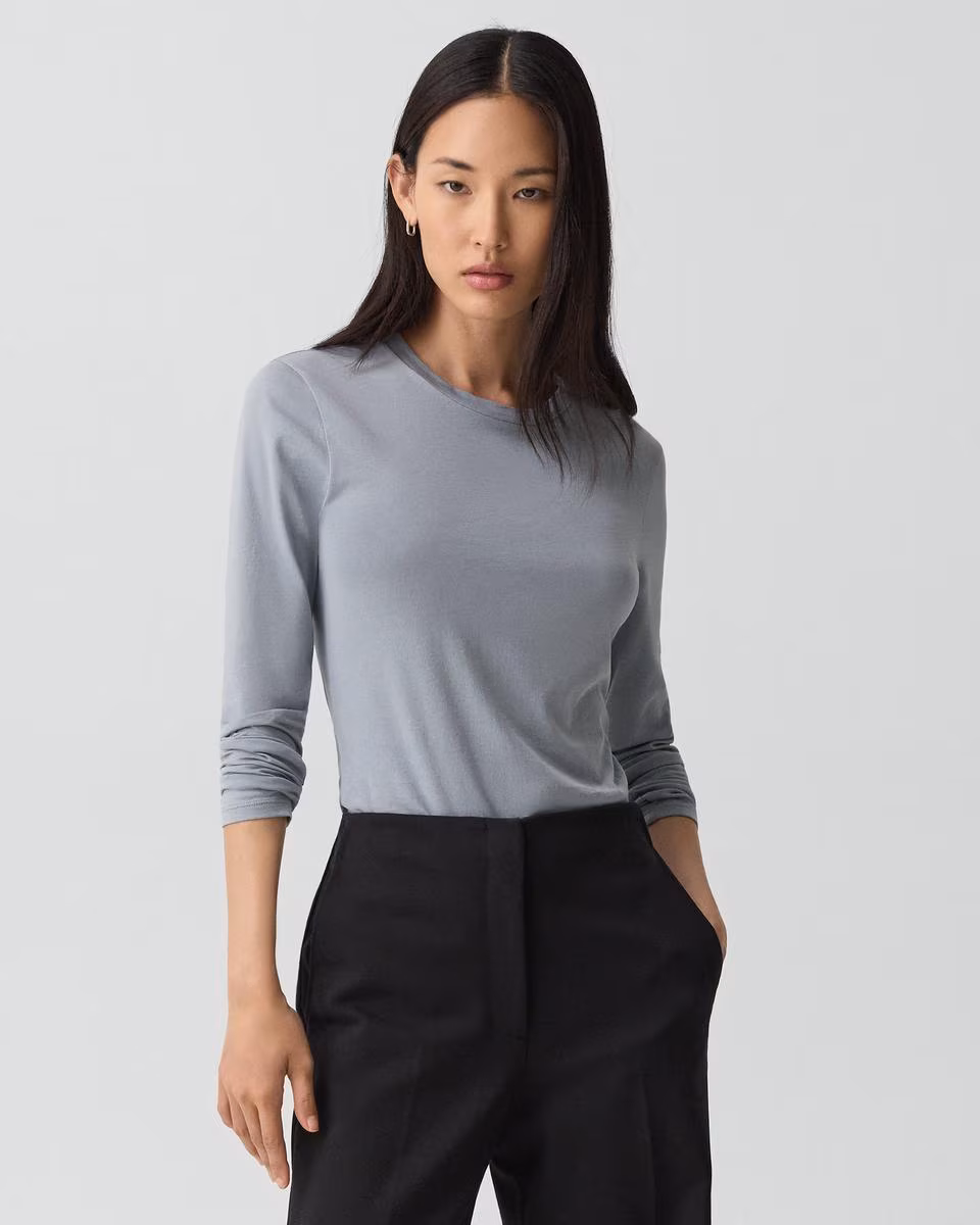 Tiny Long-Sleeve Tee in Organic Cotton