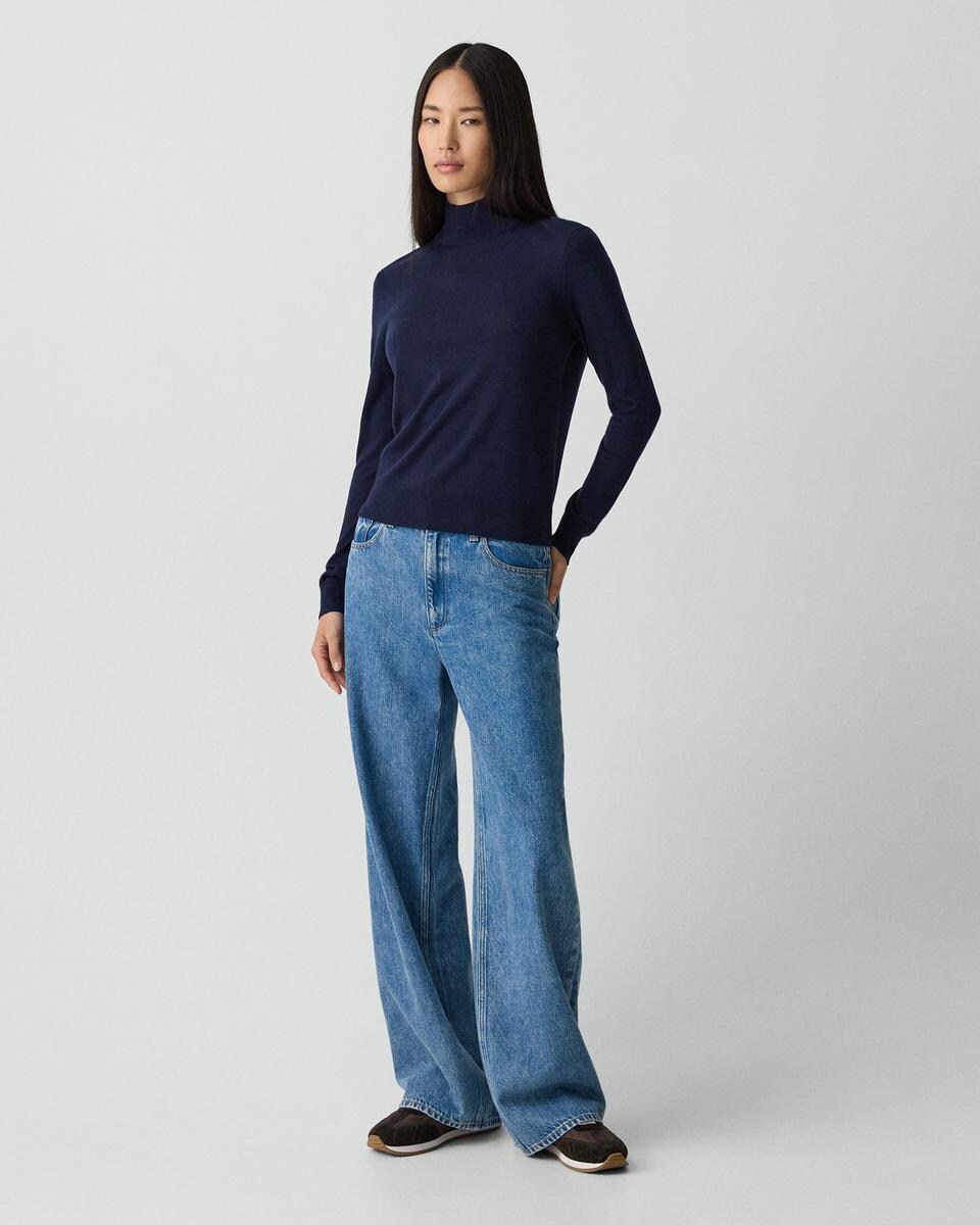 Turtleneck Sweater in Regal Wool