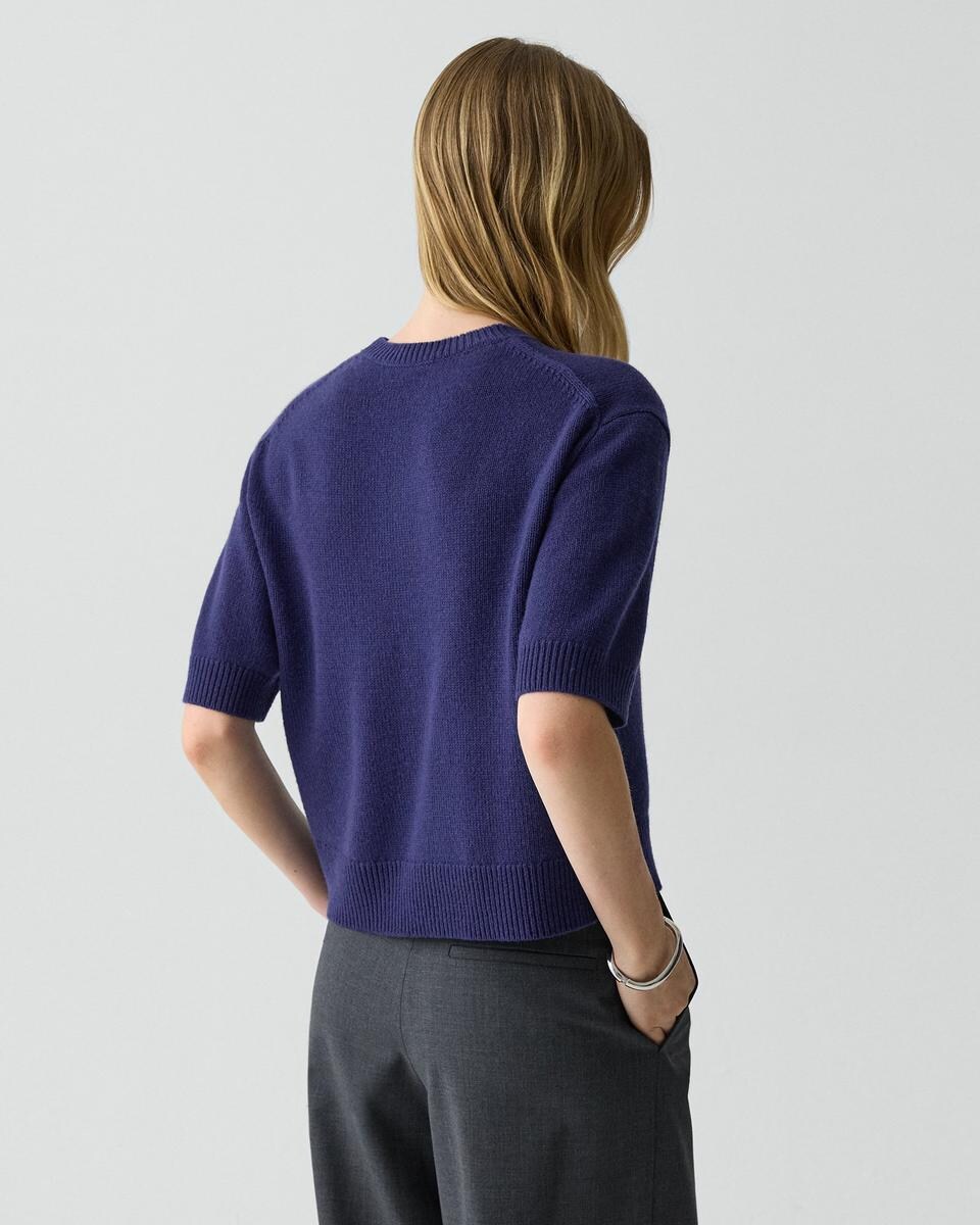 Cropped Tee in Cashmere