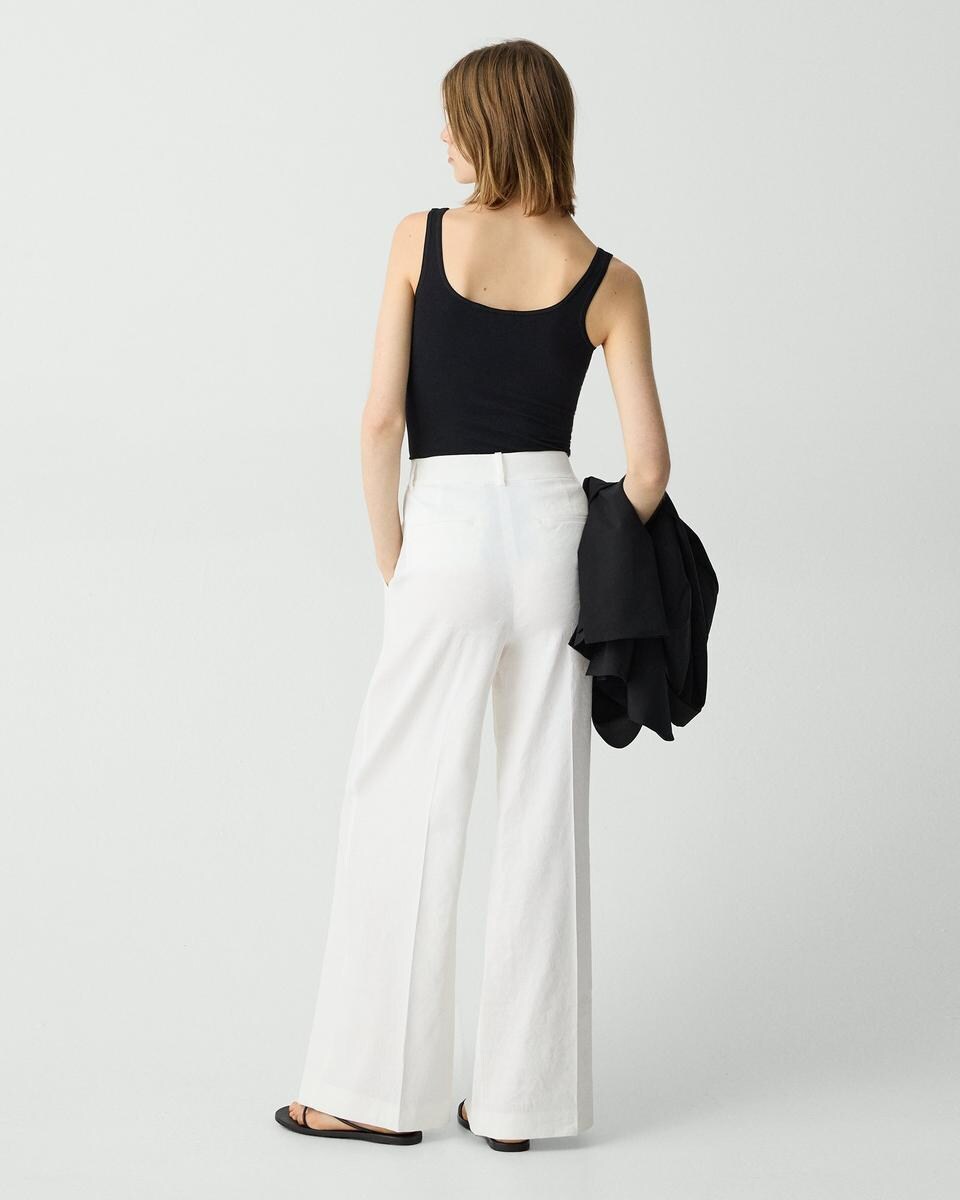 High-Waist Wide-Leg Pant in Good Linen