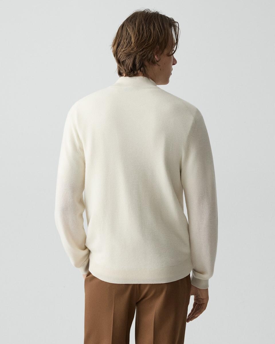 Full-Zip Cardigan in Cashmere