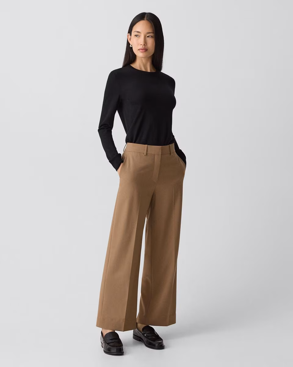 Classic Straight Pant in Good Wool
