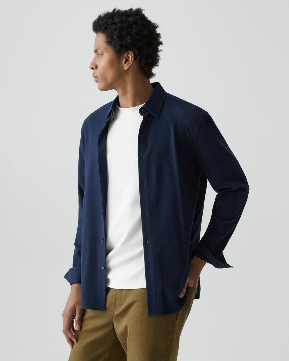 Sylvain Shirt in Structure Twill