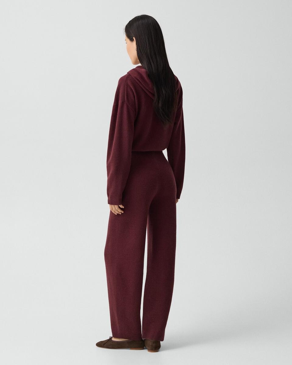 Pull-On Pant in Felted Wool Cashmere