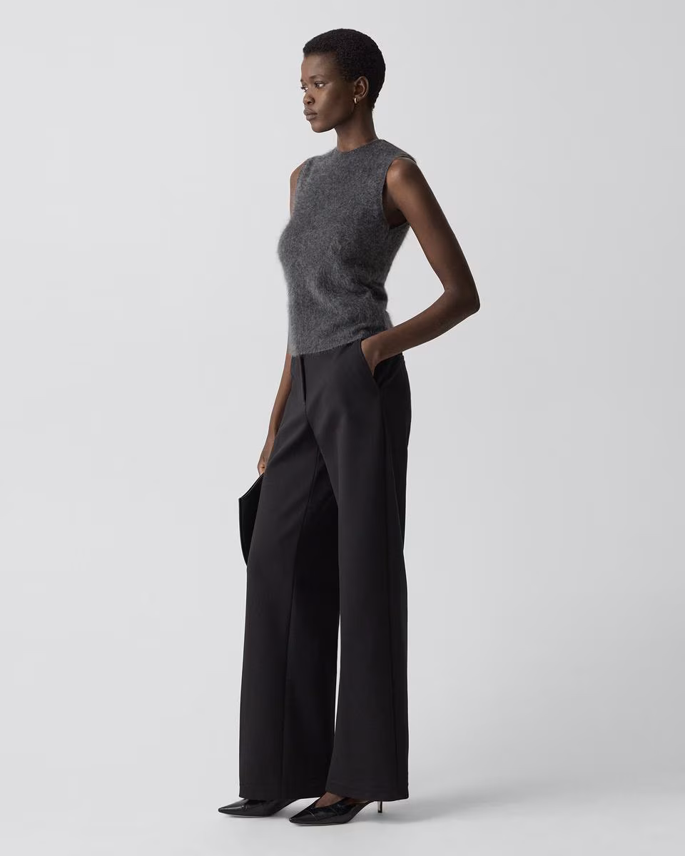 Classic Straight Pant in Smooth Ponte