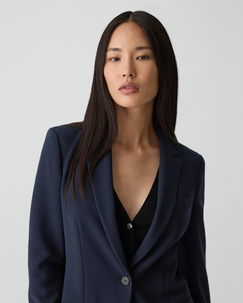 Staple Blazer in Admiral Crepe