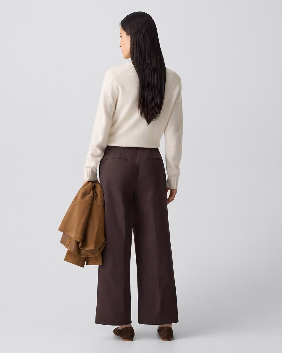 Classic Straight Pant in Brushed Chino