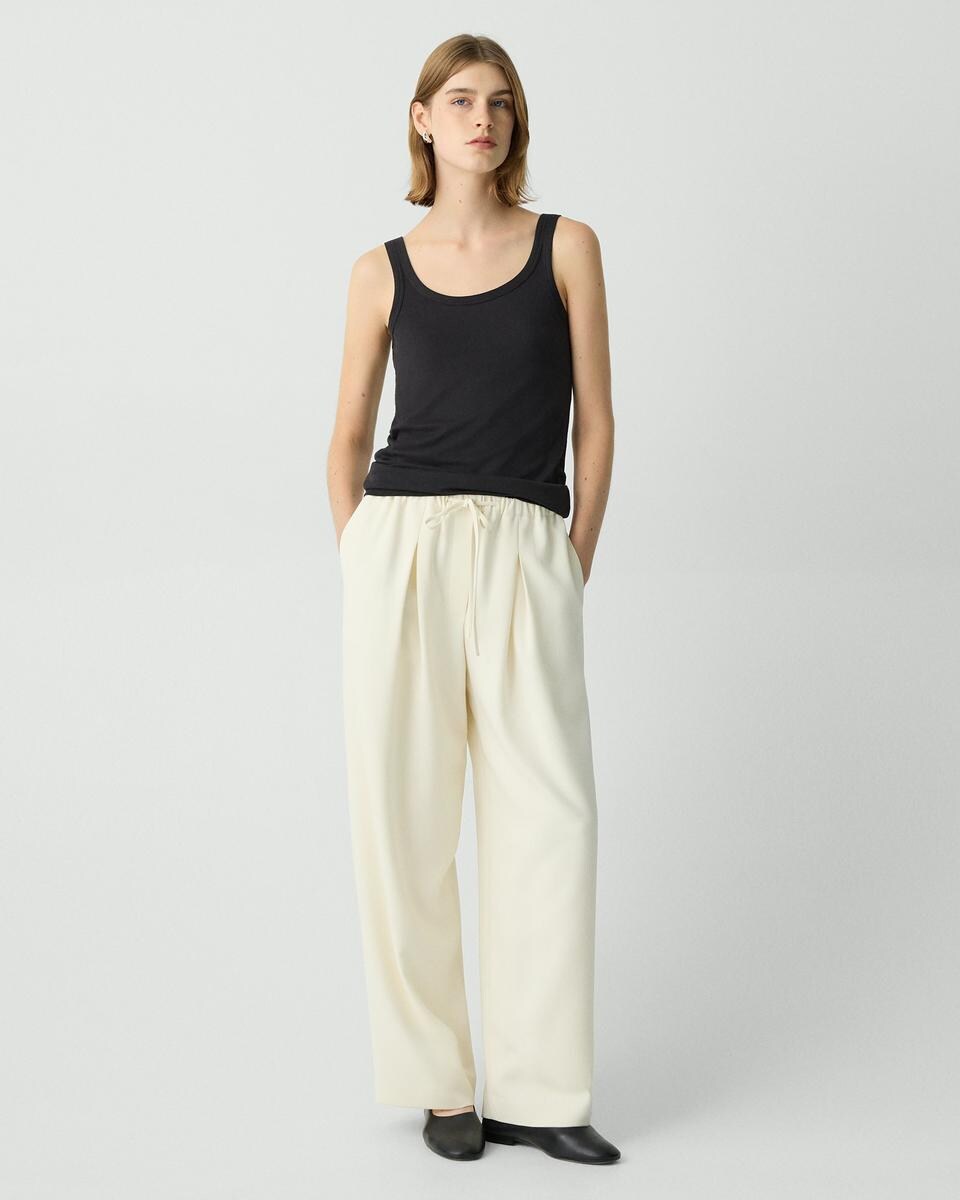 Scoop-Neck Tank Top in Cotton