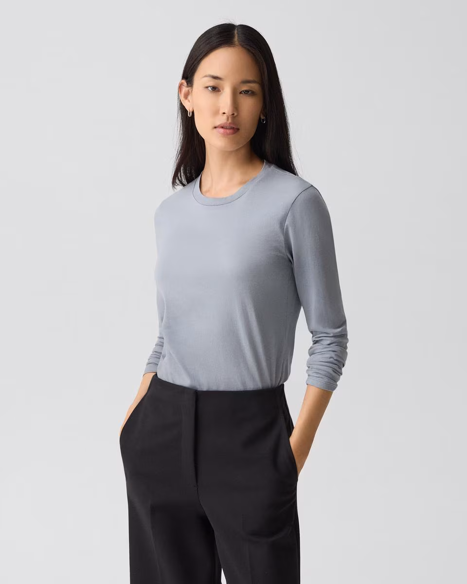 Tiny Long-Sleeve Tee in Organic Cotton