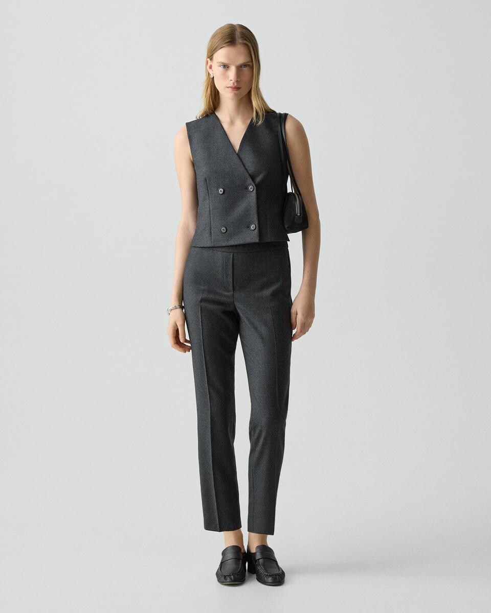 Treeca Pull-On Pant in Sleek Flannel