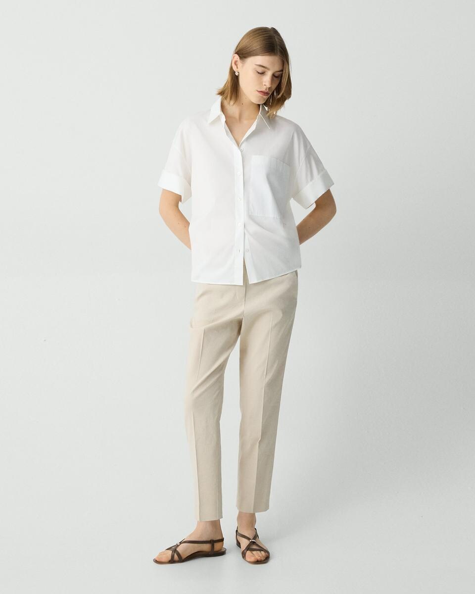 Treeca Pull-On Pant in Good Linen