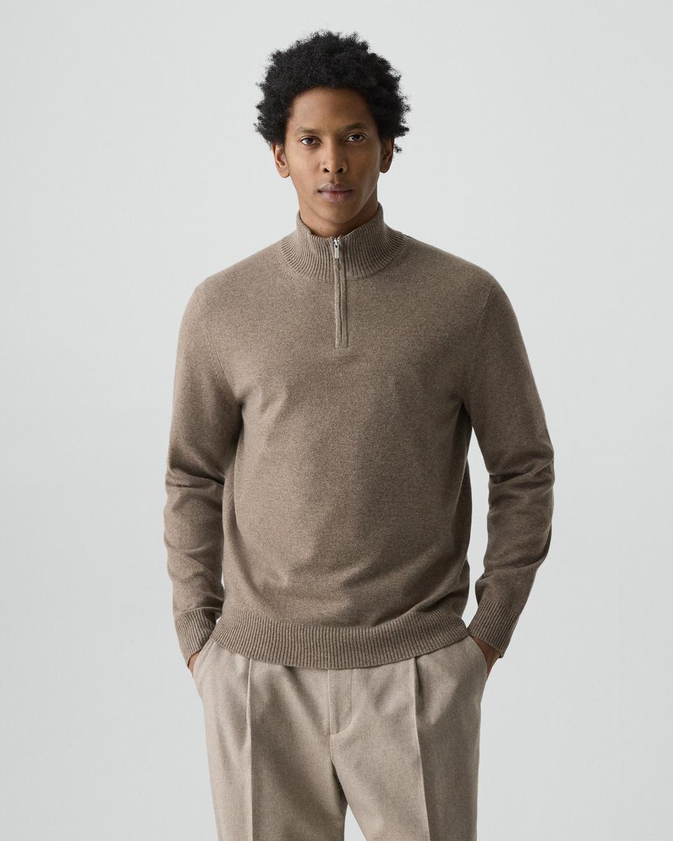 Hilles Quarter-Zip Sweater in Cashmere