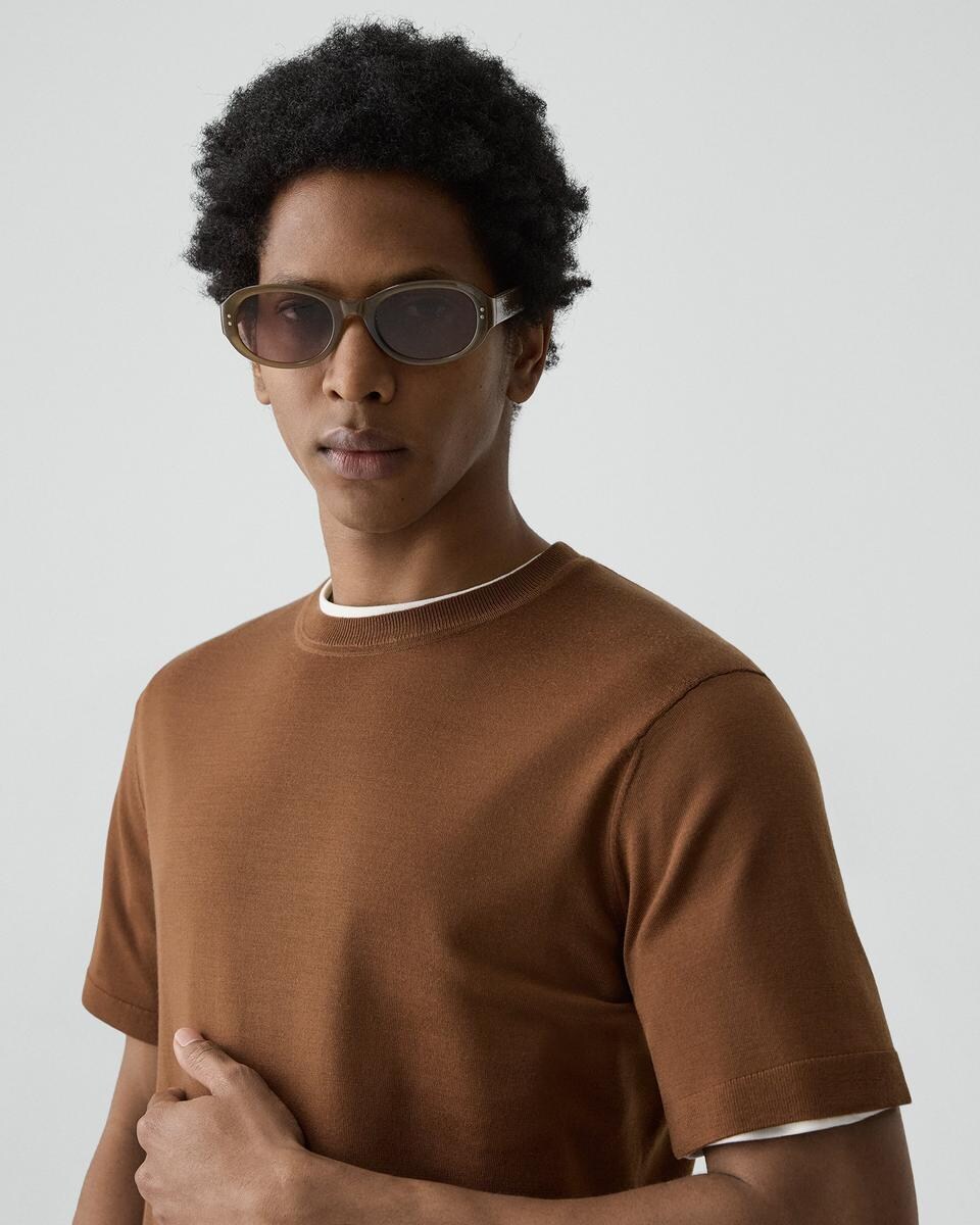 Soris Tee in Regal Wool