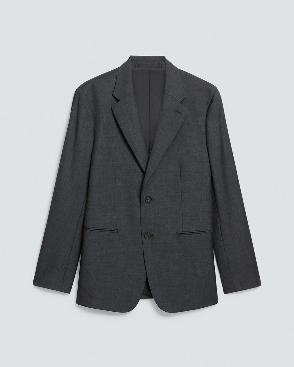 Relaxed Blazer in Stretch Wool