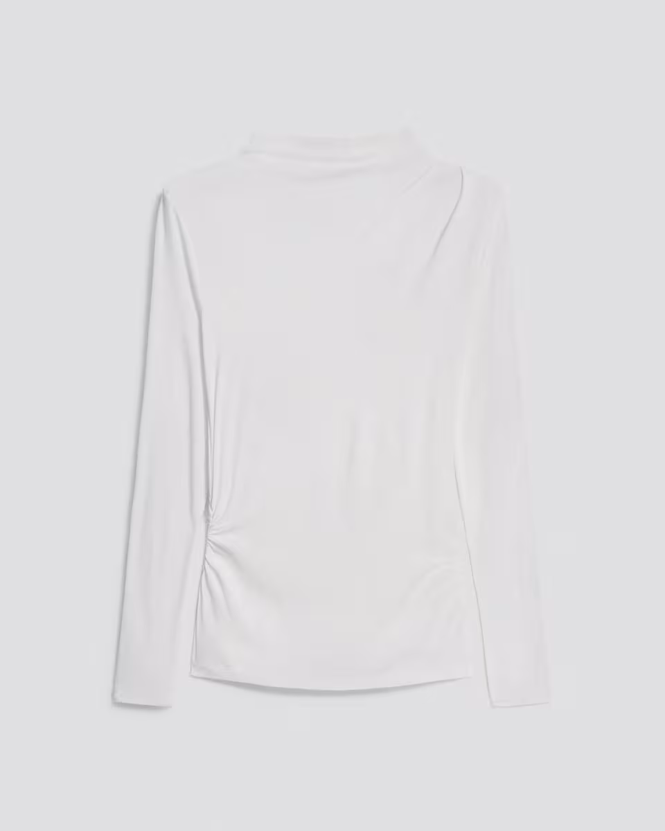 Mock Neck Top in Soft Rib