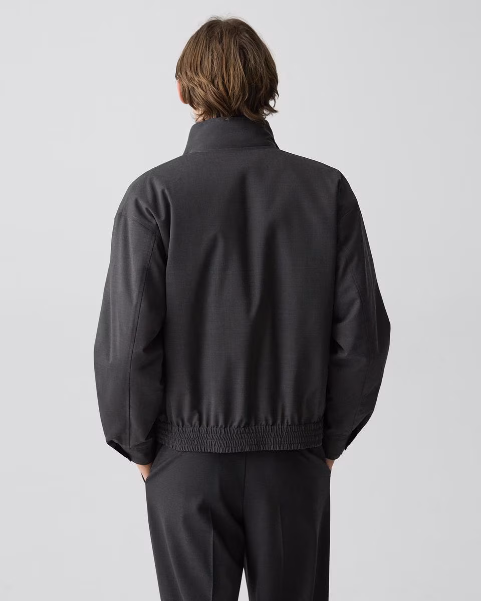 Reversible Jacket in Motion Wool
