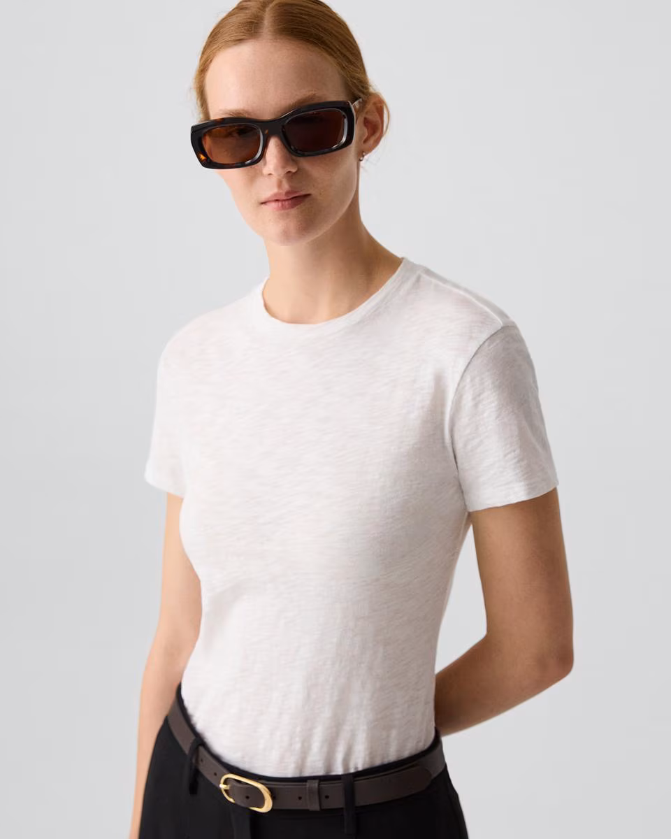 Tiny Tee in Organic Slub Cotton