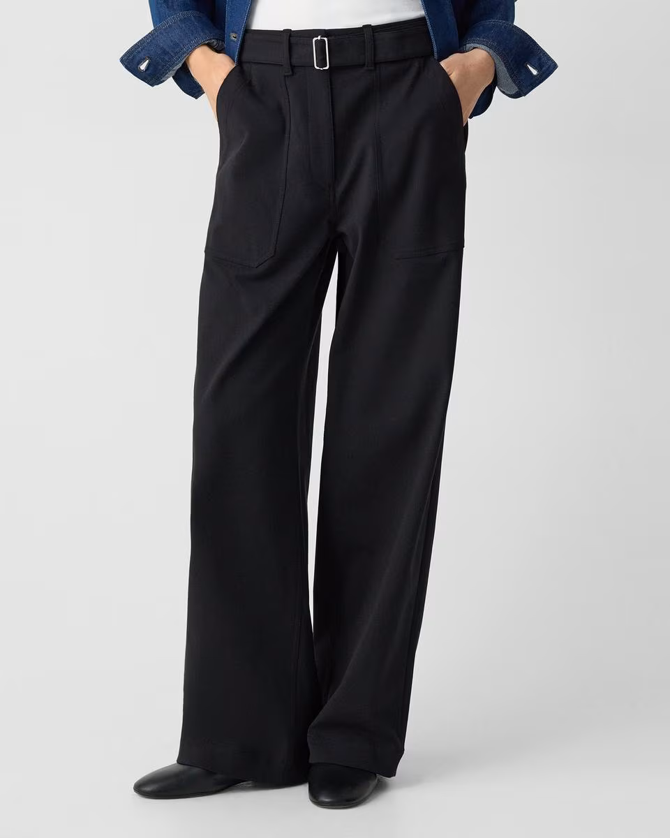 Utility Wide-Leg Pant, 31'' in Neoteric Twill