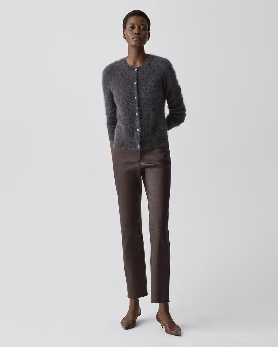 Brushed Cardigan in Airy Cashmere