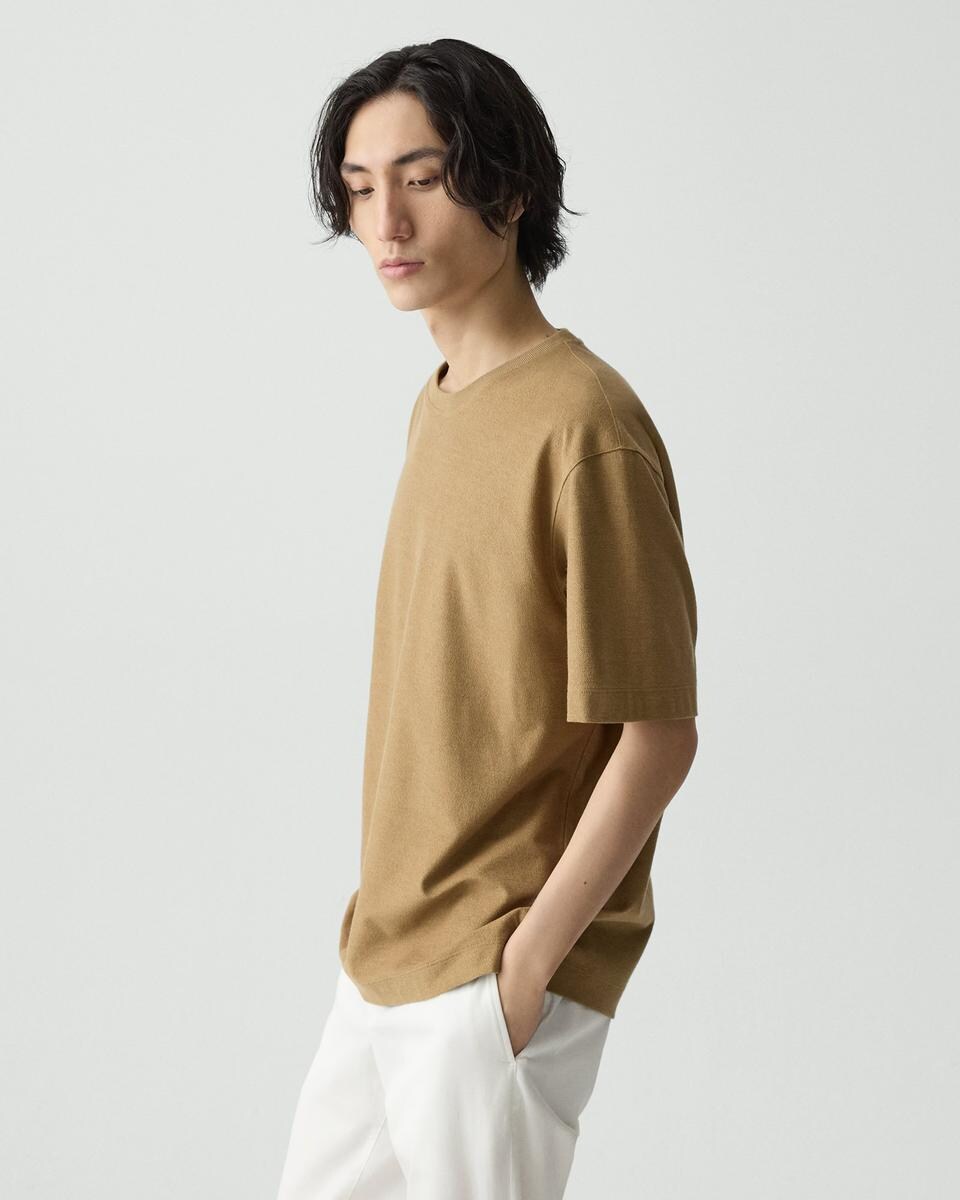 Relaxed Tee in Terry Cotton
