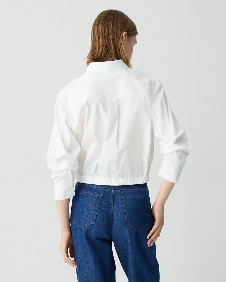 Cropped Shirt in Good Cotton