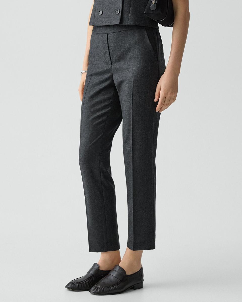 Treeca Pull-On Pant in Sleek Flannel