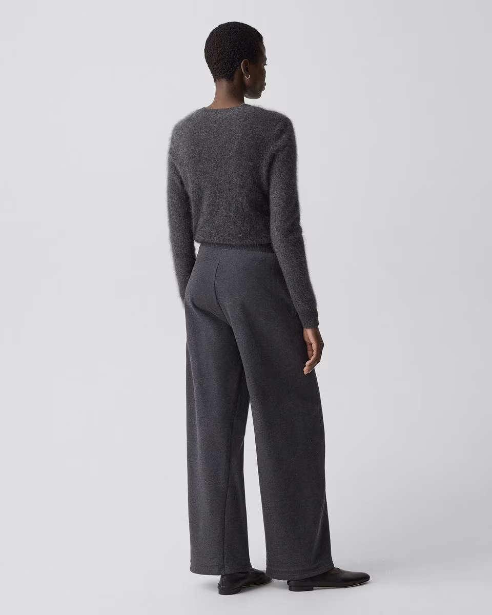 Curved Pull-On Pant in Lounge Terry