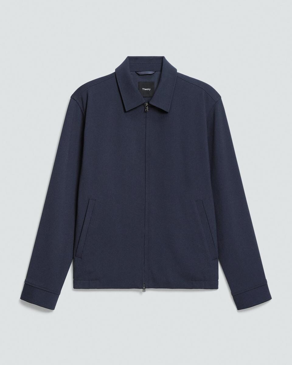 Blouson Zip Jacket in Precision Piqué