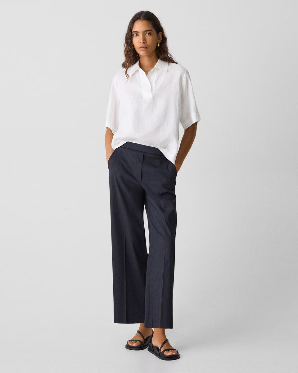 Relaxed Pull-On Pant in Good Linen