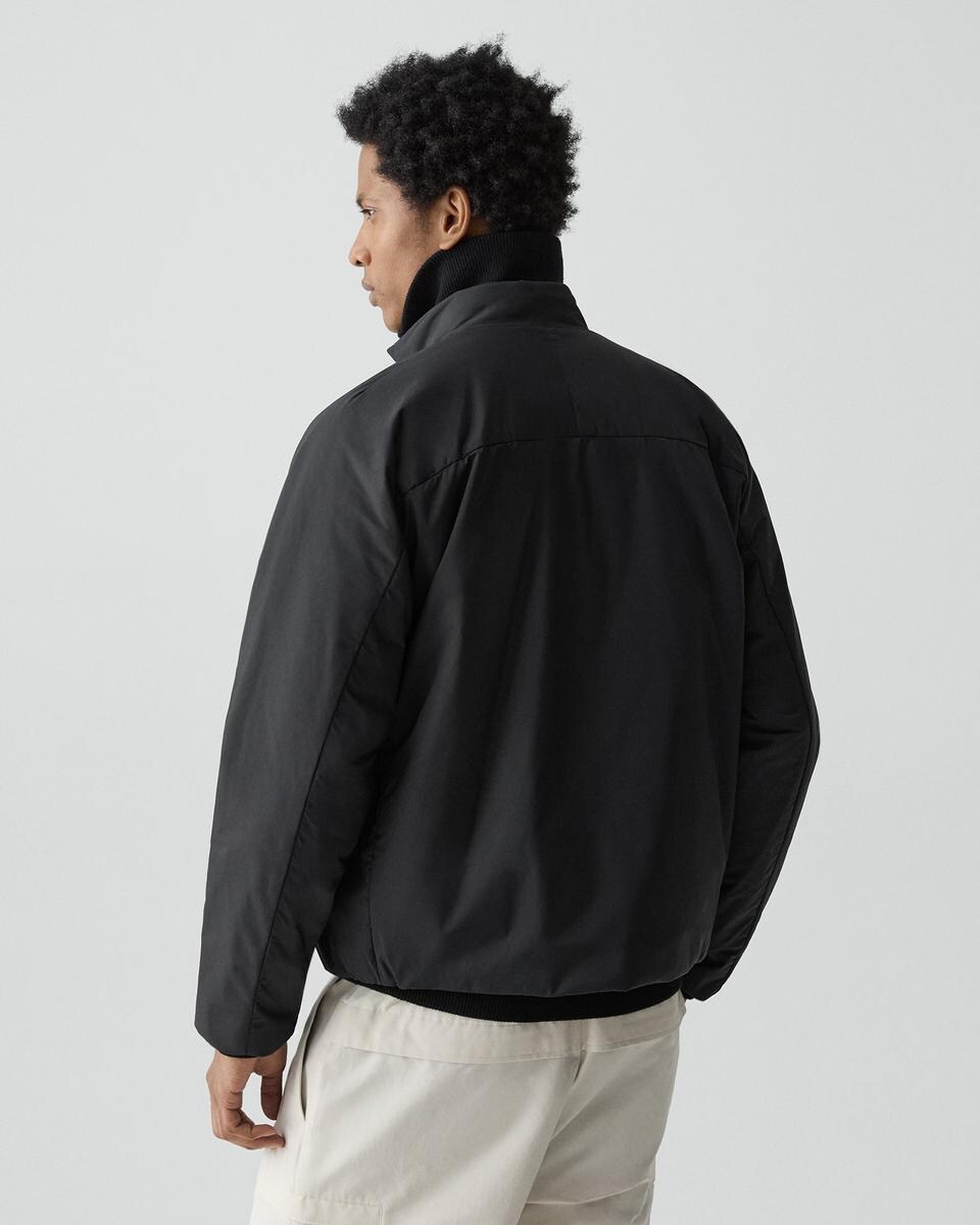 Stand Collar Jacket in Motion Nylon