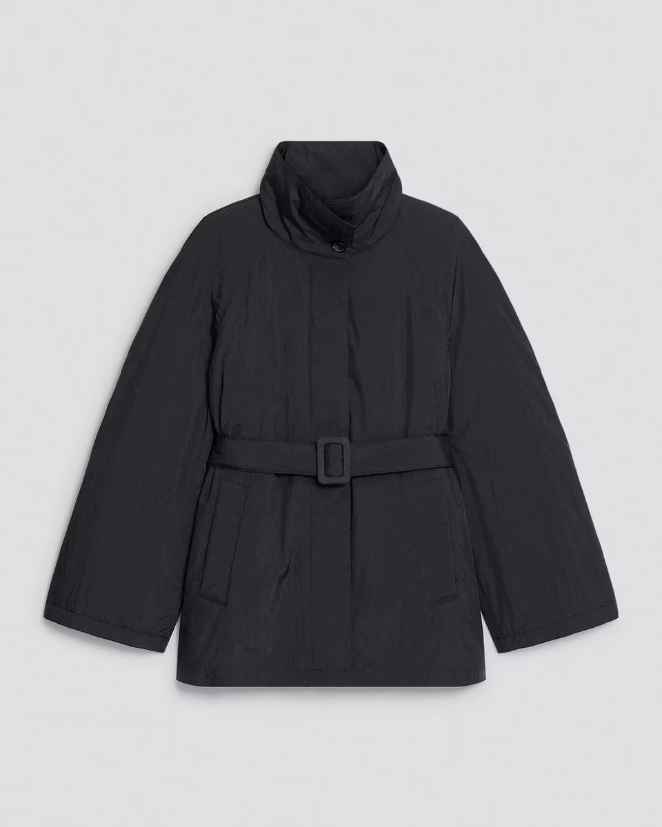 Cropped Parka in Nylon