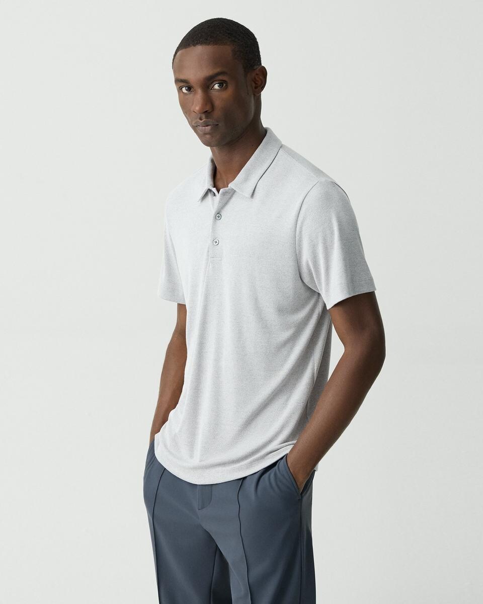 Bron Polo Shirt in Anemone Modal Jersey