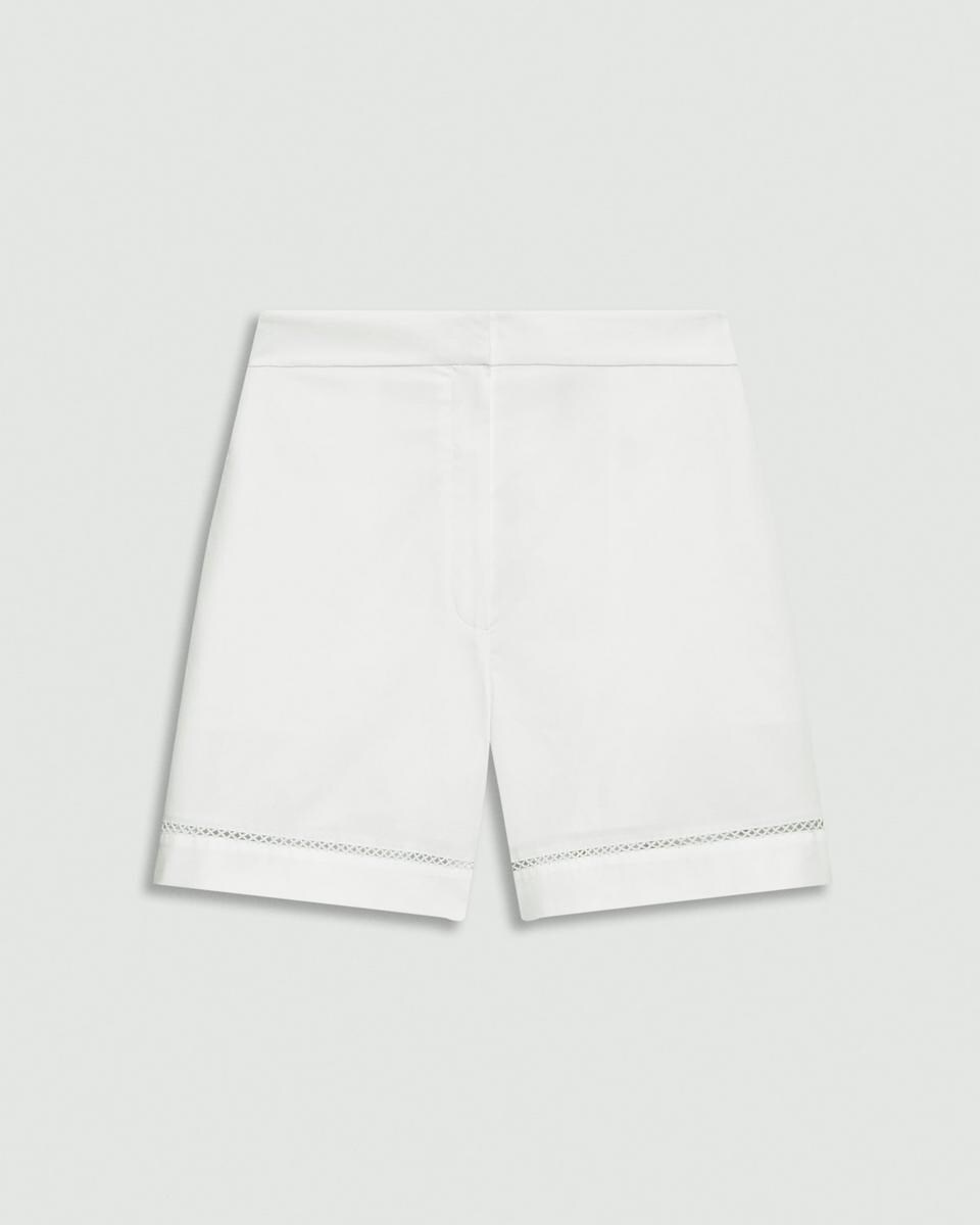Eyelet Short in City Poplin
