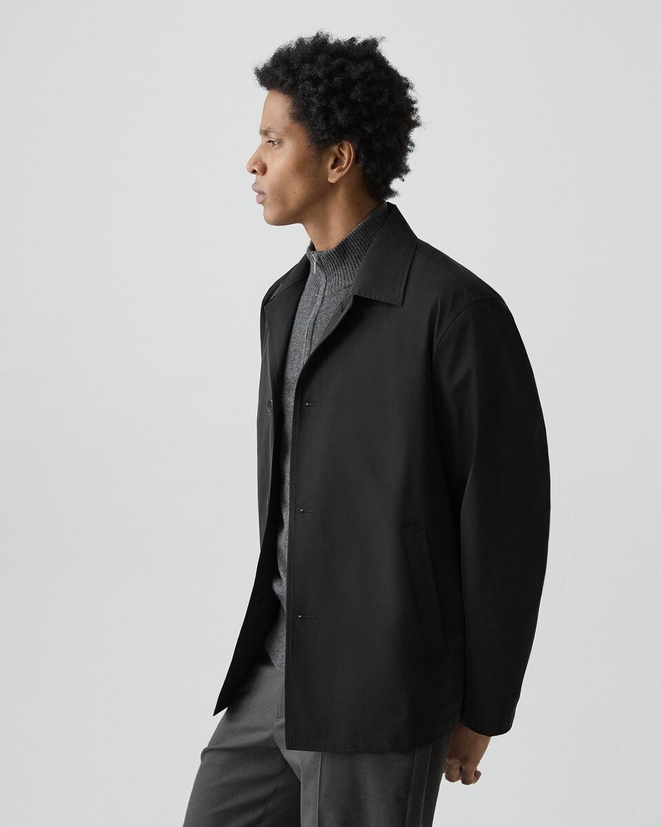 Shirt Collar Jacket in Foundation Twill
