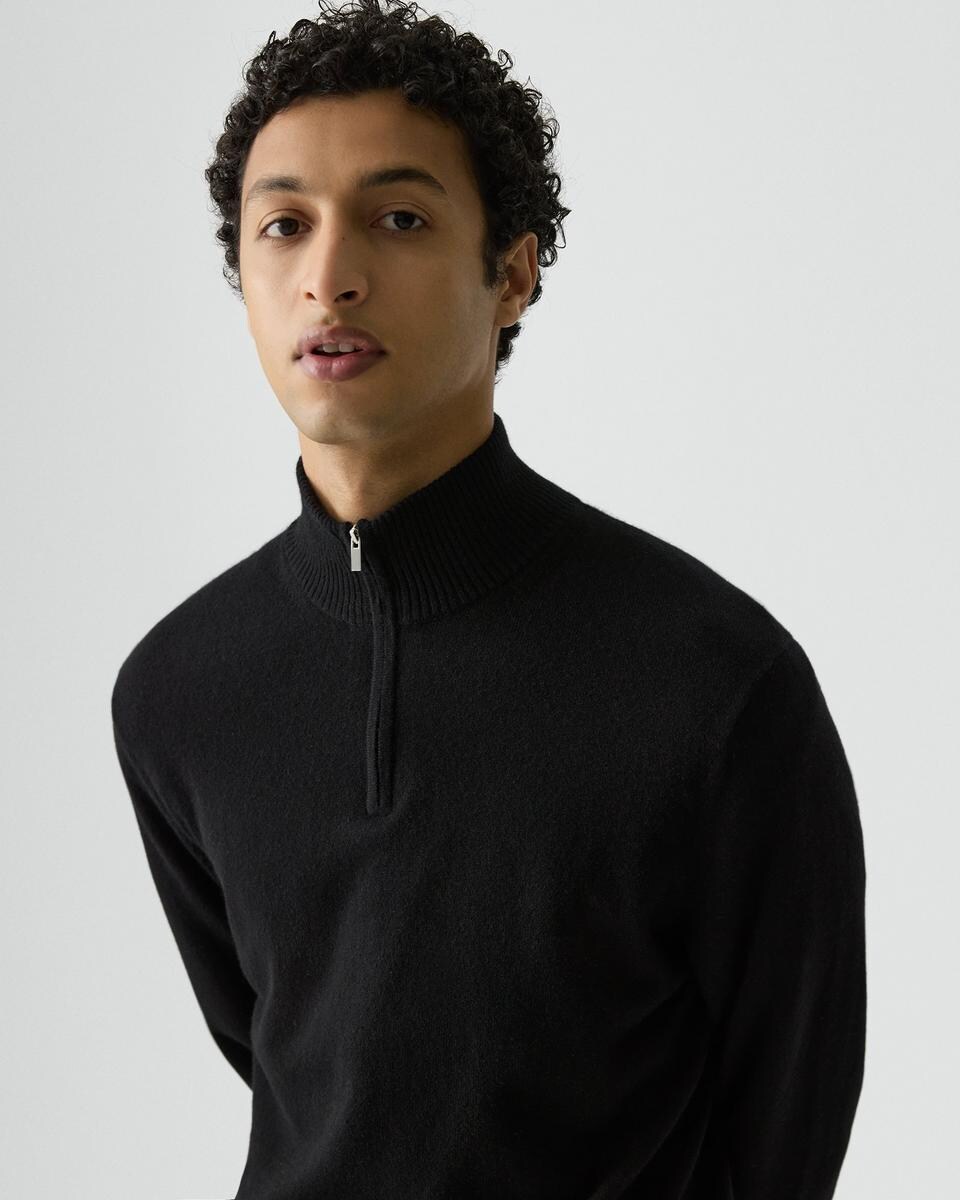 Hilles Quarter-Zip Sweater in Cashmere