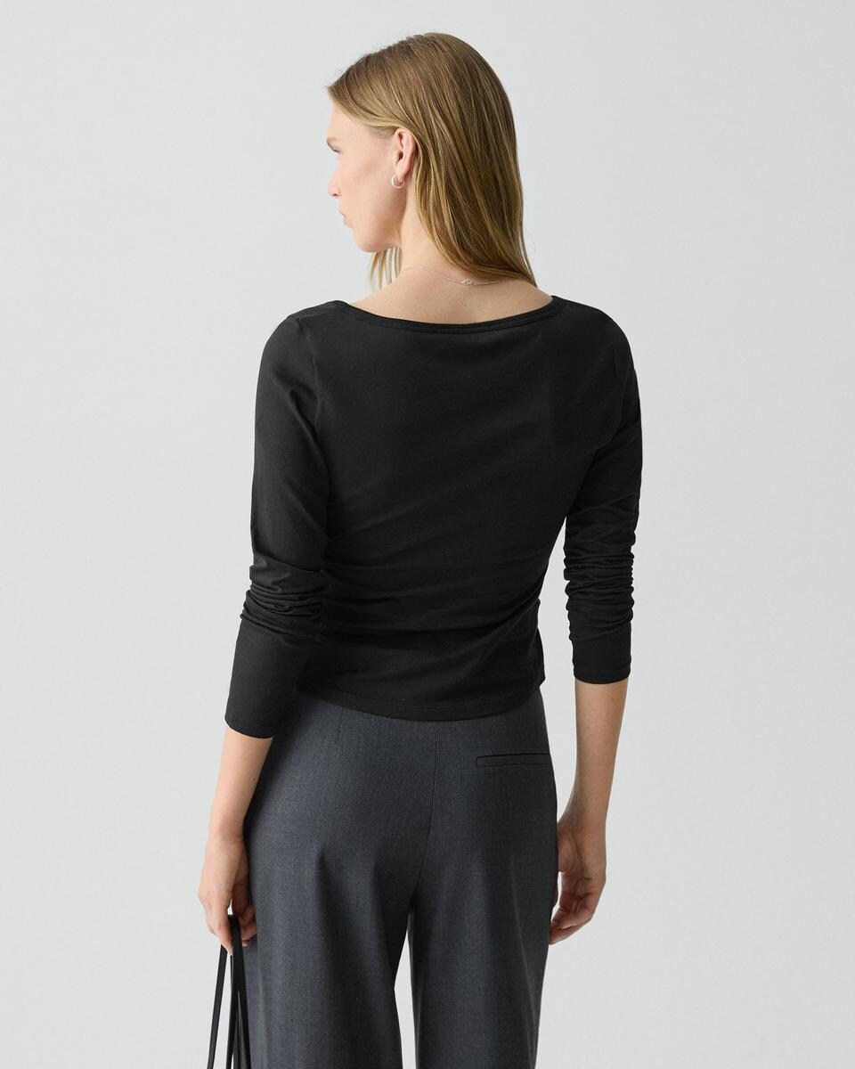 Square Neck Tee in Certified Organic Cotton