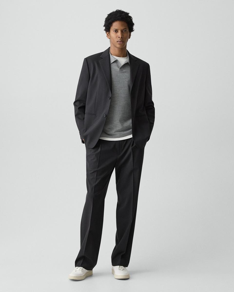 Relaxed Blazer in Stretch Wool